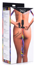 Load image into Gallery viewer, Remote Control Vibrating Rainbow Pony Tail Anal Plug