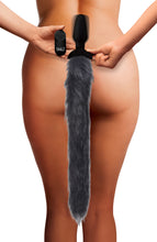 Load image into Gallery viewer, Remote Control Vibrating Fox Tail Anal Plug