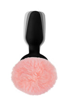Load image into Gallery viewer, Remote Control Vibrating Pink Bunny Tail Anal Plug