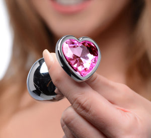 Pink Heart Anal Plug Set