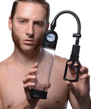 Load image into Gallery viewer, Trigger Penis Pump with Built-in Pressure Gauge