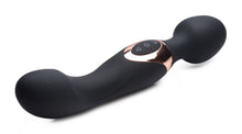 Load image into Gallery viewer, 10X Dual Duchess 2-in-1 Silicone Massager - Black
