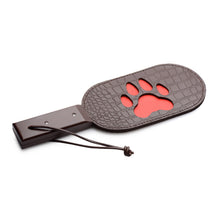 Load image into Gallery viewer, Puppy Paw Leather Paddle