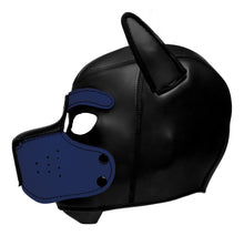 Load image into Gallery viewer, Spike Neoprene Puppy Hood - Blue