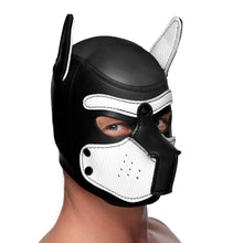Load image into Gallery viewer, Spike Neoprene Puppy Hood - White