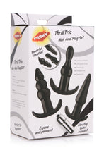 Load image into Gallery viewer, Thrill Trio Anal Plug Set - Black