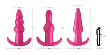 Load image into Gallery viewer, Thrill Trio Anal Plug Set - Pink