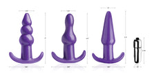 Load image into Gallery viewer, Thrill Trio Anal Plug Set - Purple