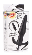 Load image into Gallery viewer, Smooth Vibrating Anal Plug - Black