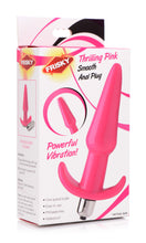 Load image into Gallery viewer, Smooth Vibrating Anal Plug - Pink