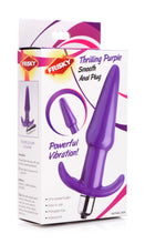 Load image into Gallery viewer, Smooth Vibrating Anal Plug - Purple