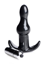 Load image into Gallery viewer, Bumpy Vibrating Anal Plug - Black