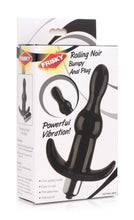 Load image into Gallery viewer, Bumpy Vibrating Anal Plug - Black