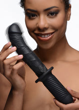 Load image into Gallery viewer, The Large Realistic 10X Silicone Vibrator with Handle