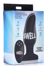 Load image into Gallery viewer, Worlds First Remote Control Inflatable 10X Vibrating Curved Silicone Anal Plug