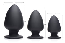 Load image into Gallery viewer, Squeezable Silicone Anal Plug - Large