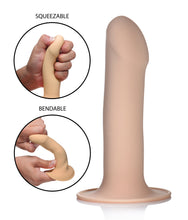 Load image into Gallery viewer, Squeezable Phallic Dildo - Beige