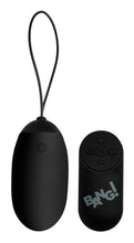 Load image into Gallery viewer, XL Silicone Vibrating Egg - Black