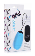 Load image into Gallery viewer, XL Silicone Vibrating Egg - Blue