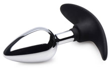 Load image into Gallery viewer, Dark Invader Metal and Silicone Anal Plug - Medium