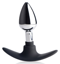 Load image into Gallery viewer, Dark Invader Metal and Silicone Anal Plug - Small