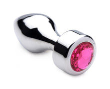 Load image into Gallery viewer, Hot Pink Gem Weighted Anal Plug - Medium