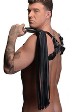 Load image into Gallery viewer, Leather Flogger with Stainless Steel Handle