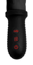 Load image into Gallery viewer, 8X Auto Pounder Vibrating and Thrusting Dildo with Handle - Black