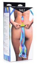 Load image into Gallery viewer, Rainbow Unicorn Tail Anal Plug