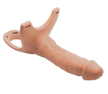 Load image into Gallery viewer, Hollow Silicone Dildo Strap-on - Flesh