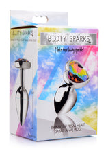 Load image into Gallery viewer, Rainbow Prism Heart Anal Plug - Small