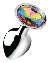 Load image into Gallery viewer, Rainbow Prism Gem Anal Plug - Small