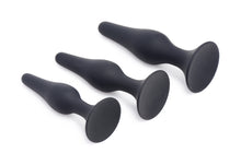 Load image into Gallery viewer, Triple Spire Tapered Silicone Anal Trainer Set