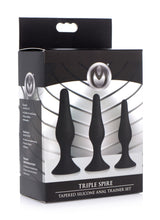 Load image into Gallery viewer, Triple Spire Tapered Silicone Anal Trainer Set