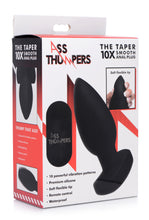 Load image into Gallery viewer, The Taper 10X Smooth Silicone Remote Control Vibrating Butt Plug