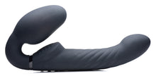 Load image into Gallery viewer, Ergo-Fit Twist Inflatable Vibrating Silicone Strapless Strap-on - Black