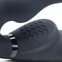 Load image into Gallery viewer, Ergo-Fit Twist Inflatable Vibrating Silicone Strapless Strap-on - Black