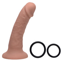 Load image into Gallery viewer, Seducer 7 inch Silicone Dildo with Harness