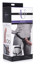 Load image into Gallery viewer, Brazen 8 inch Silicone Dildo with Harness