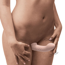 Load image into Gallery viewer, Ergo-Fit Twist Inflatable Vibrating Silicone Strapless Strap-on - Beige