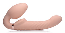 Load image into Gallery viewer, Ergo-Fit Twist Inflatable Vibrating Silicone Strapless Strap-on - Beige