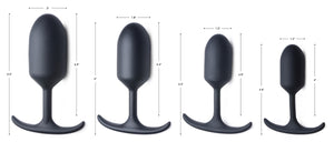 Premium Silicone Weighted Anal Plug - Small