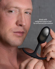 Load image into Gallery viewer, Premium Silicone Weighted Anal Plug - Small