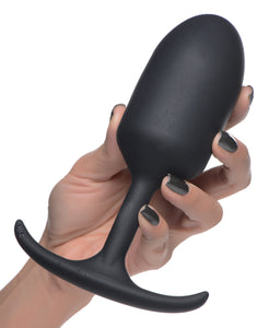 Premium Silicone Weighted Anal Plug - XL