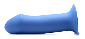 Squeezable Thick Phallic Dildo - Blue