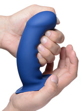 Load image into Gallery viewer, Squeezable Thick Phallic Dildo - Blue