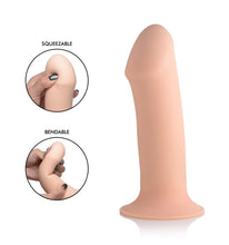 Load image into Gallery viewer, Squeezable Thick Phallic Dildo - Beige