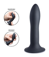 Load image into Gallery viewer, Squeezable Slender Dildo - Black