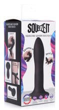 Load image into Gallery viewer, Squeezable Slender Dildo - Black