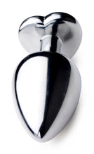 Load image into Gallery viewer, Black Heart Gem Anal Plug - Large